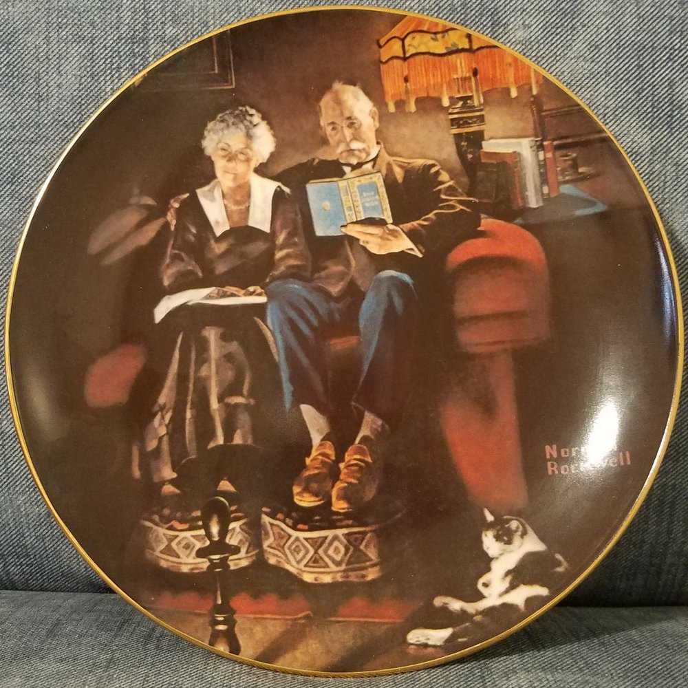 Knowles Collector Plate-1984-Norman Rockwell